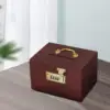 Vintage Style Wooden Box Piggy Bank Organizer Password Lock Collection Treasure Chest Treasure Box for Kids Gifts Souvenir 1