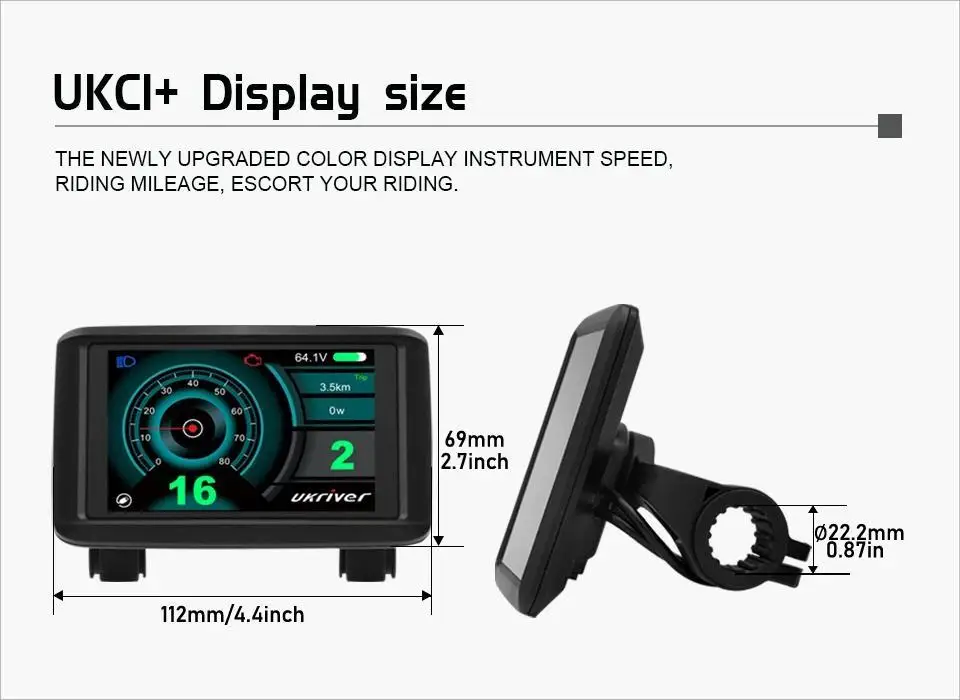 QS 205 V3 TFT UKC1 Electric bike 72v 5000w Conversion Kit with Sabvoton Bluetooth controller