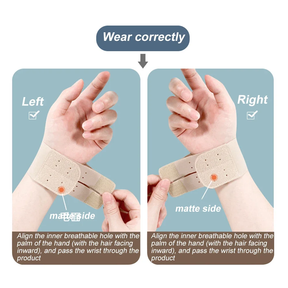 1PC Thin Wrist Brace Support For TFCC Tear, Adjustable Wrist Wraps For Sports Sprain Recovery, Wrist Support Belt Yoga