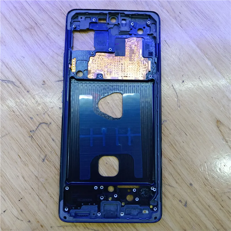 Middle Frame Bezel Plate For Samsung Galaxy S10 Lite G770F Metal Housing Middle Frame With Side Keys Replacement Parts
