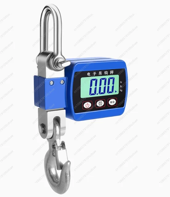 1500KG Remote Control Heavy Duty Alloy Steel Hook Weighing Tools 1.5T LCD Display Electronic Hanging Scale