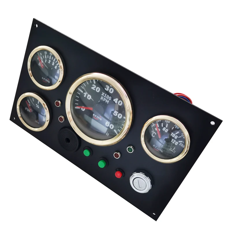 300*190 Mm ECP Waterproof Marine Instrument Panel Boat Instrument Panel Boat Dashboards