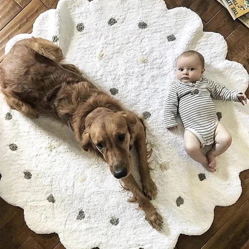 

Baby Play Mat Toys Cotton Newborn Infant Crawling Pad Animal Blanket Round Carpet Floor Rug Kids Children Room Nursery Decor