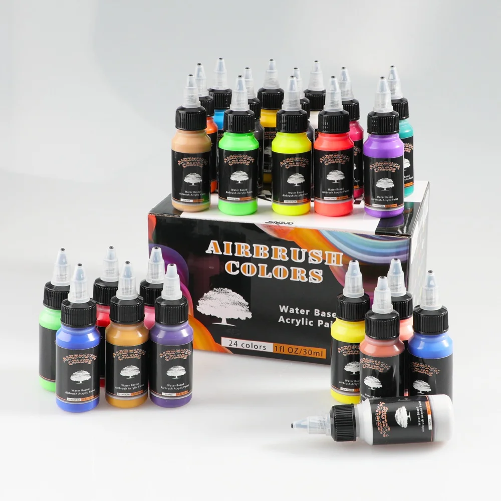 Use Airbrush Acrylic Paint  Using Acrylic Paint Airbrush - Paint By Number  Paint Refills - Aliexpress