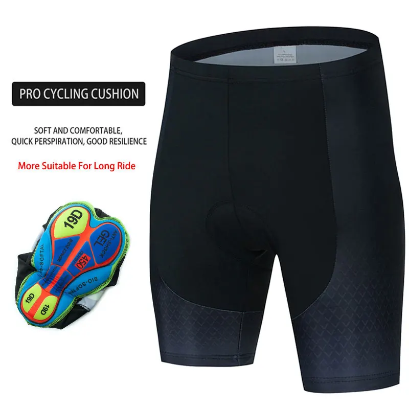 Cycling Shorts 19D Anti Slip Padded Gel Men Bike MTB Shorts Mountain Bicycle Classic Shockproof Short Pants