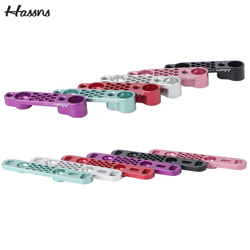 HASSNS Bicycle Disc Brake Adapter Road Bike CNC Disc Brake Converter Bracket Cycling Caliper Mount Titanium For 140 160mm Rotor