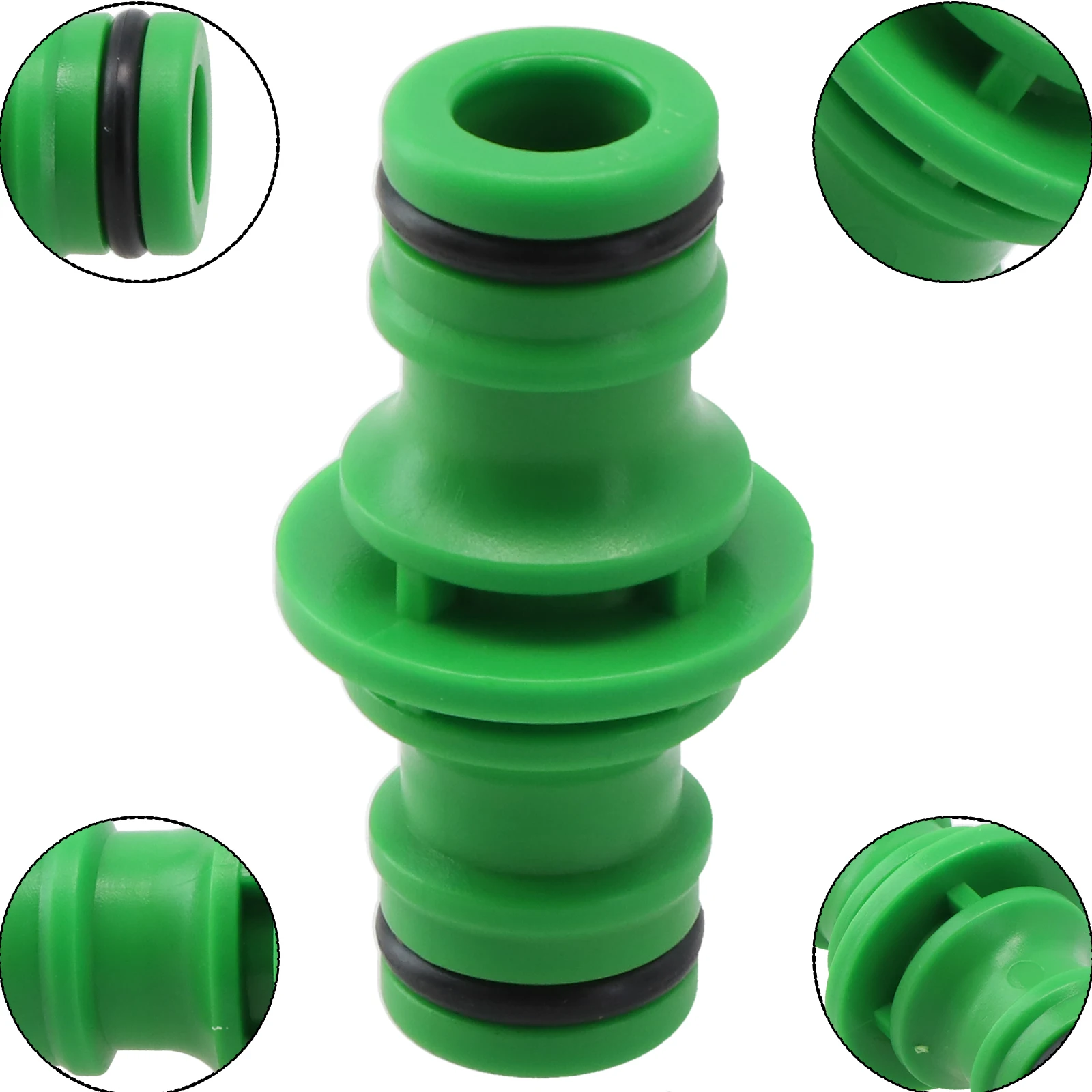 Adaptador De Manguera De Jardín De 2 Vías | Conector De Grifo | Conexión Rápida | Plástico Resistente 1/2 Pulgada