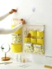Creative Wall Hanging Storage Bag Fabric Storage Door Hanging Bags for Sundries Cosmetics Wall Pouch Wardrobe Organizer Hang Bag 3