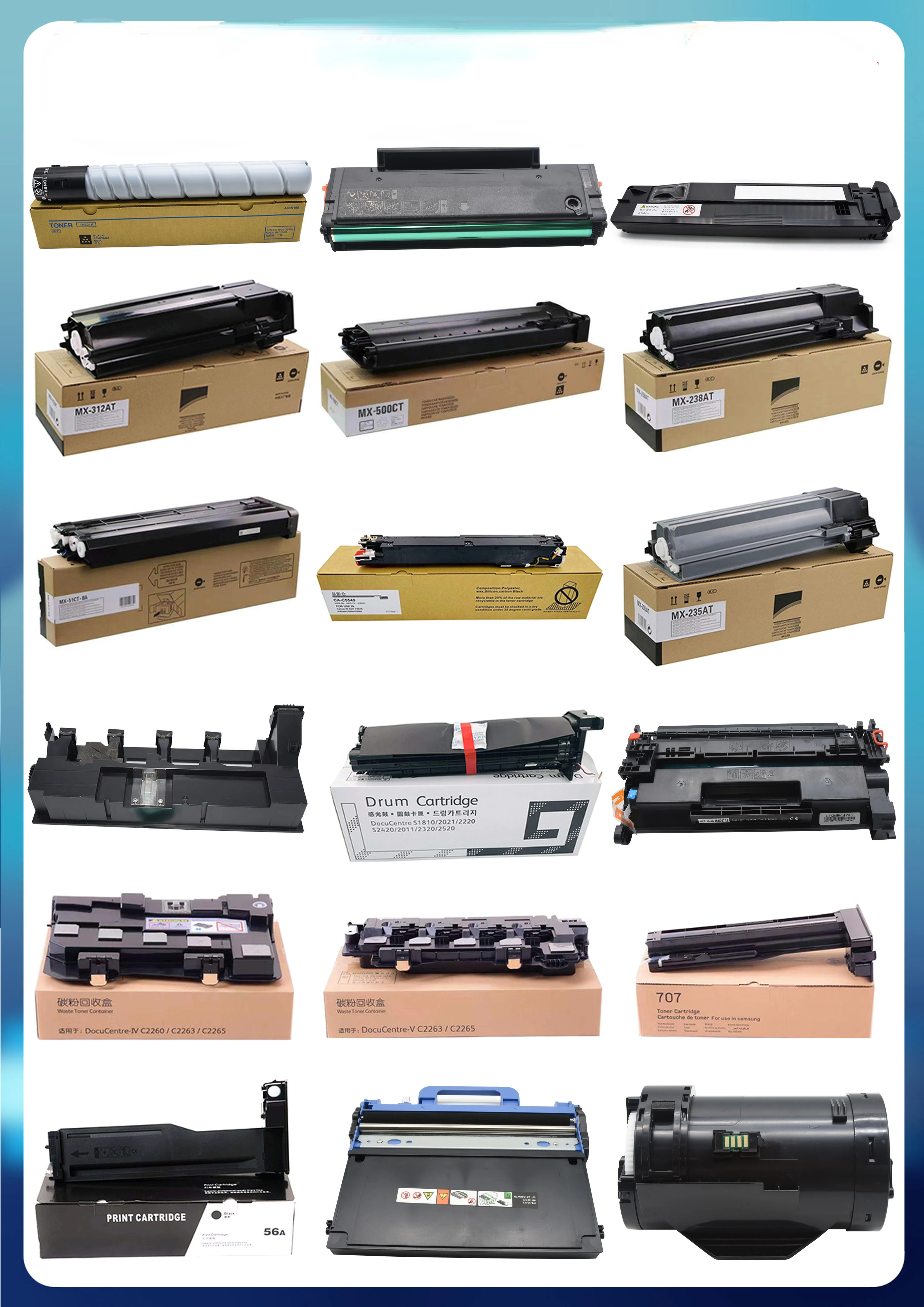 5 Puces De Tambour Compatibles Versalink C7025 C7030 | Remplace Les Unités D'image 113R00780 113R780 - Pour Imprimante Xerox