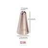 1/3pcs Piping Nozzles Set Stainless Steel Icing Nozzles Cream Cake Piping Tips For Dessert Biscuit Cup Cake, Kitchen Accessories 4