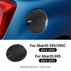 Sleek Dry Carbon Fiber Fuel Tank Cap Cover Sticker - Dry carbon fiber (Black Carbon)