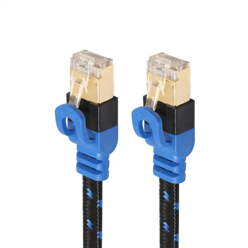 Cat7 인터넷 코드, 고속 PC 액세서리, Cat7-2 플랫 인터넷 케이블, 순수 구리 케이블, 600mhz, 0.5m, 1m, 2m, 5m, 10m
