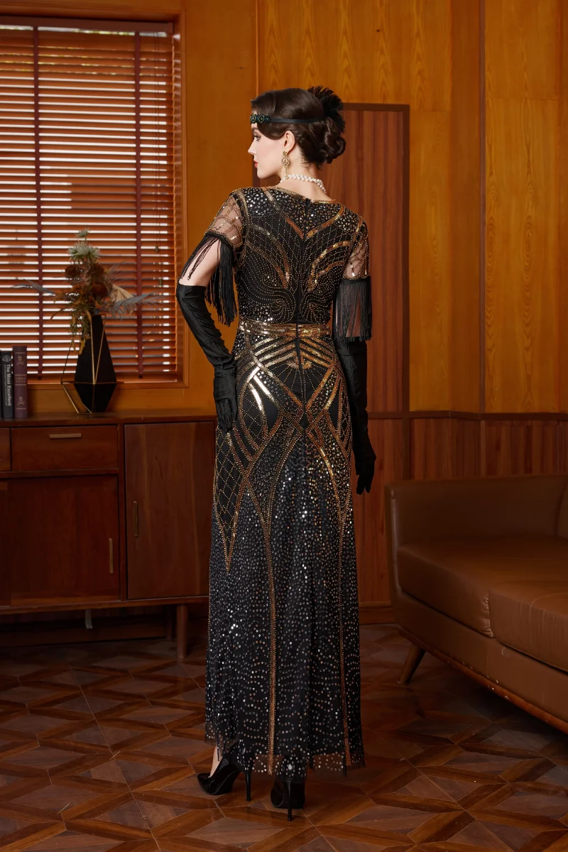 ميسيكاو 2025 جديد! فستان حفلات مسائية عتيق بأكمام...