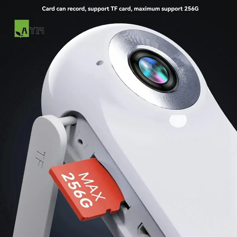 AY14 -Pet Collar Camera For Pet Camera And Monitor With Wide Angle Lens, Mini Portable Stabilized Sports Body Camera