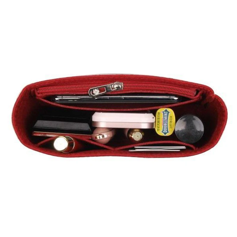 EverToner Felt Insert Organiser Bag For 22 Bag Organizer In Prevent Stain