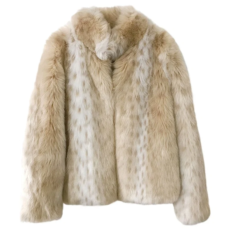 Warm And Thick Women's Plush Coat High Quality Imitation Fur Warm Coat New Environmental Protection Multi-style Plush Coat