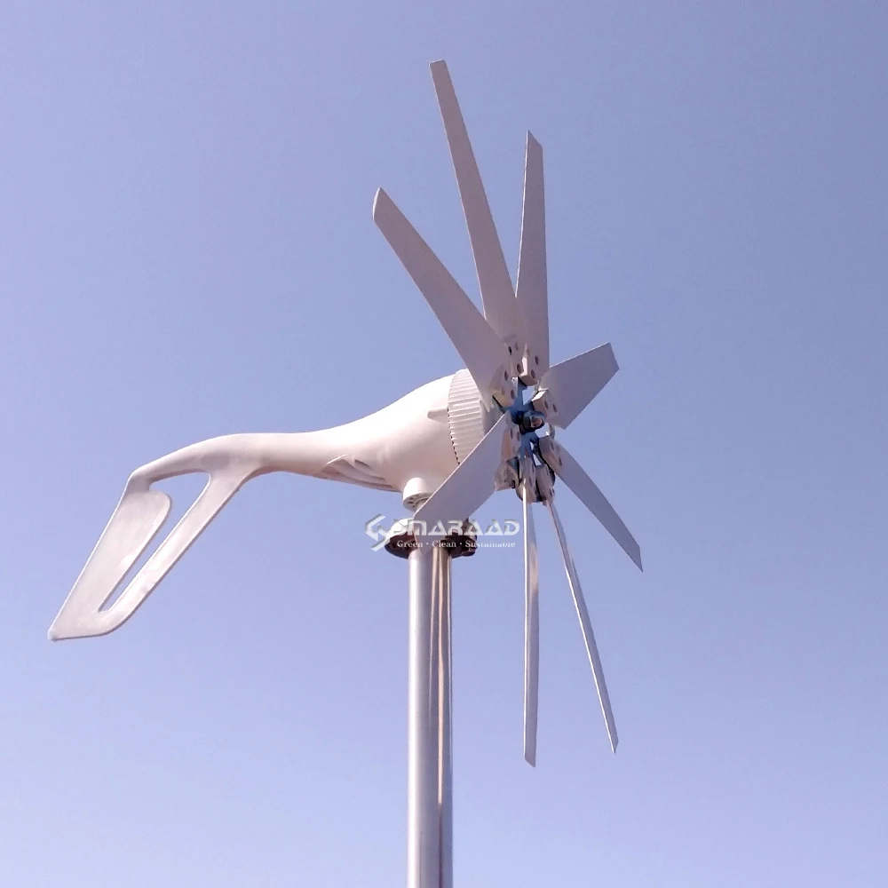 風力タービン発電機,風力タービン1000w,完全電源システムキット,2000 v,ソーラーパネル付き家電 AliExpress