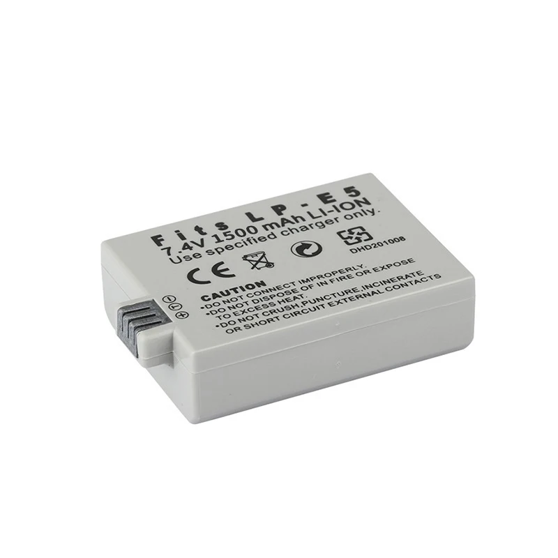 1500mAh 7.4V LP-E5 LP E5 Camera Battery + LED LPE5 Battery Charger for Canon 500D 450D 1000D Rebel Xsi Kiss X3/F rechargeable battery camera battery charger camera battery rechargeable battery charger