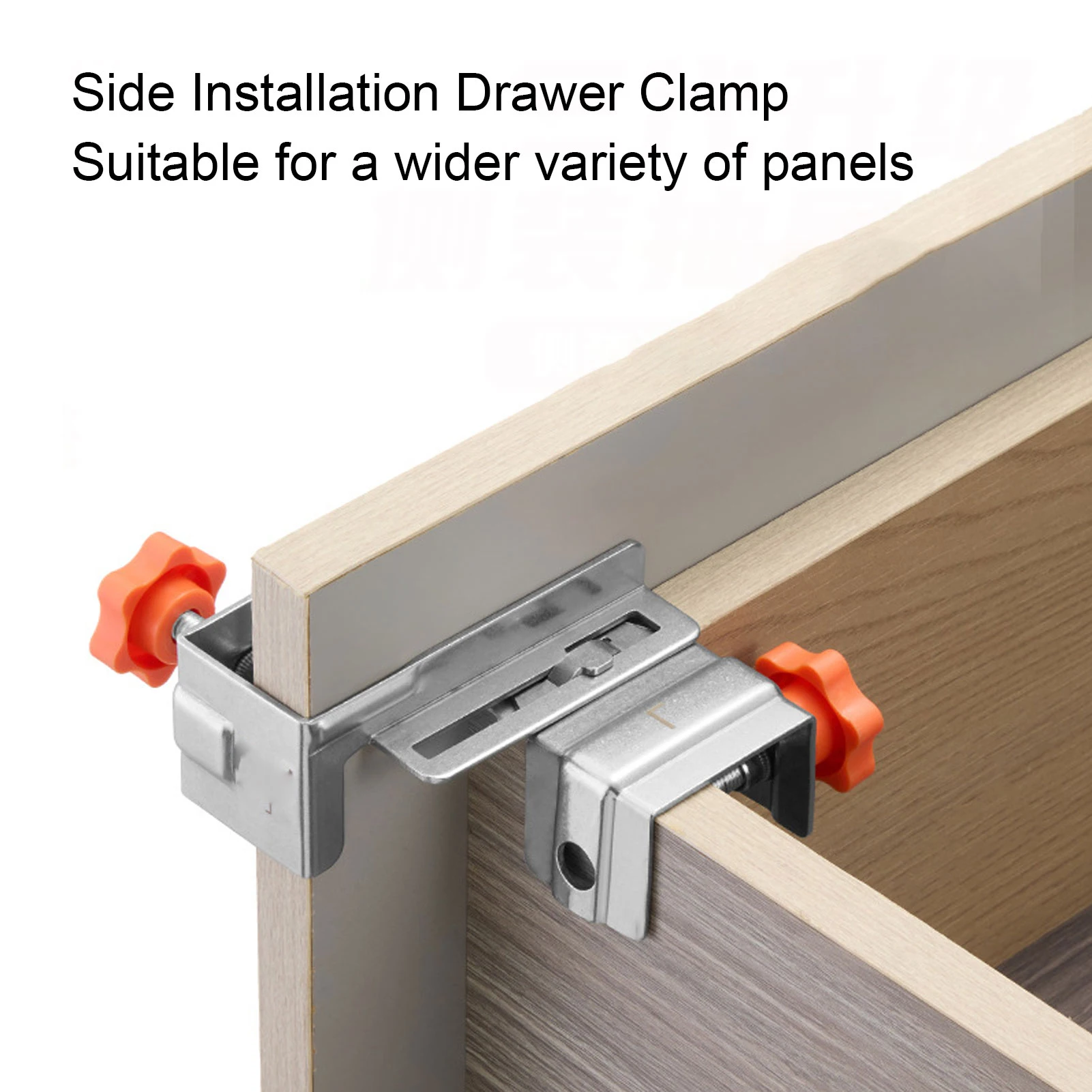 Drawer Fixing Clamps Drawer Side Installation Clamp Adaptive Margin Easy To Operate Knob Locking for 10-30mm Outer Panels