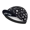 Classic cycling cap, polyester sweat absorption, pop neutral black and white graffiti 1
