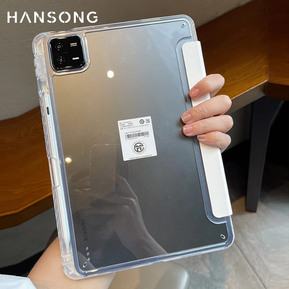 Capa Transparente com Capa Awake e Dormir Capa para Xiaomi mi Pad e Pro 11 in e Pro