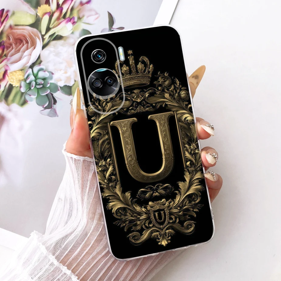 Cute Crown Letters Soft Slim Phone Case