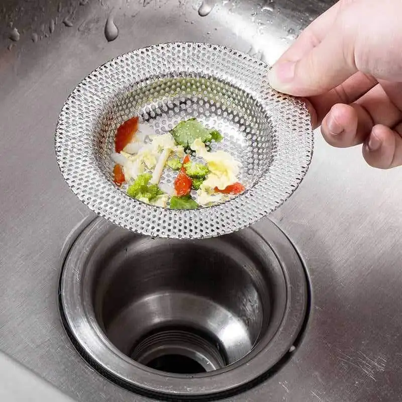 S/M/L Bath sink Metal strainer Drain Hair Catcher Bath Stopper Plug Sink Strainer Filter Shower sink strainer plug Kitchen Acces