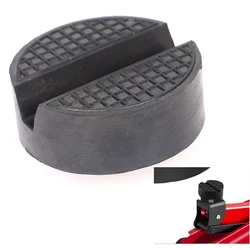 Heavy - Duty Black Rubber Jack Stand Pads - Slotted Floor Protection Accessory (1pc)