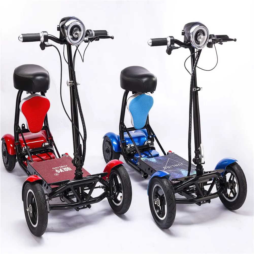 Ireland Four Wheel Duel Motor Golf Cart Scooter Electric Adult Mobility With Removable Battery