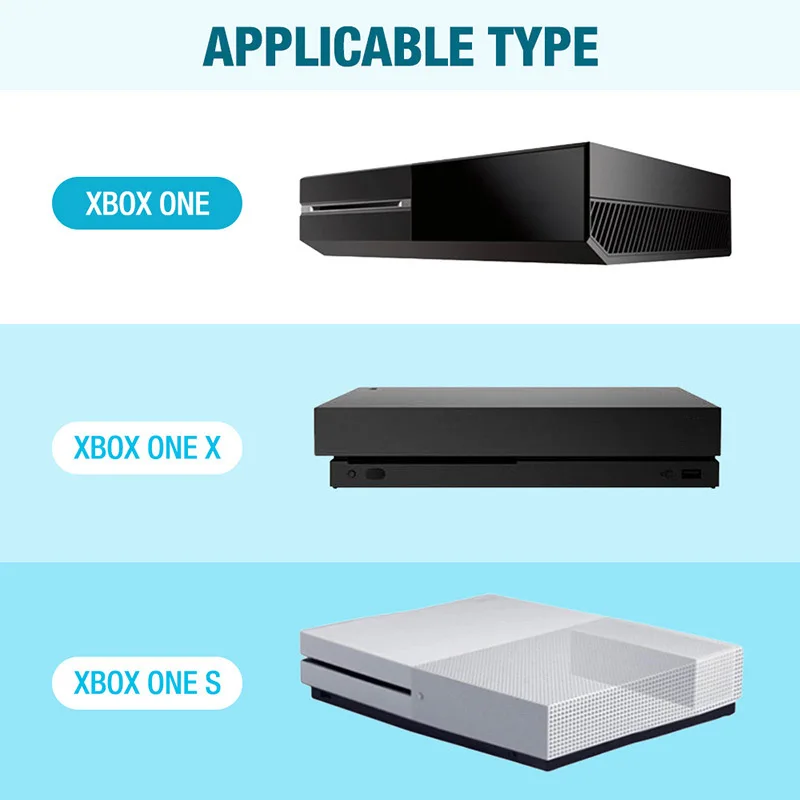 Xbox One X/S용 블랙 게임 콘솔 브래킷, 쿨링 스탠드, 수평 브래킷 베이스