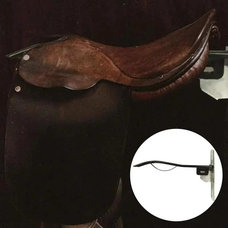 Horse Saddle Stand Wall Mounted Saddle Holder Blanket Rack For Horse Tack Room Organization And Storage