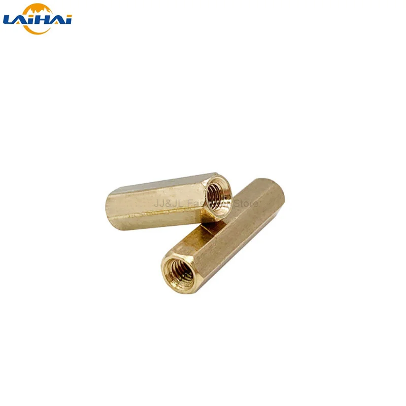 Hex Standoff Solid Brass Copper M2 M2.5 M3 M4 Hexagon Pillar M-F F-F Male-Female Female Spacer for PCB Board 10/50pc