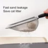 Stainless Steel Cat Litter Scoop - Ergonomic, Durable & Easy-Clean. Ideal for Fine Litter & Waste Management. 5