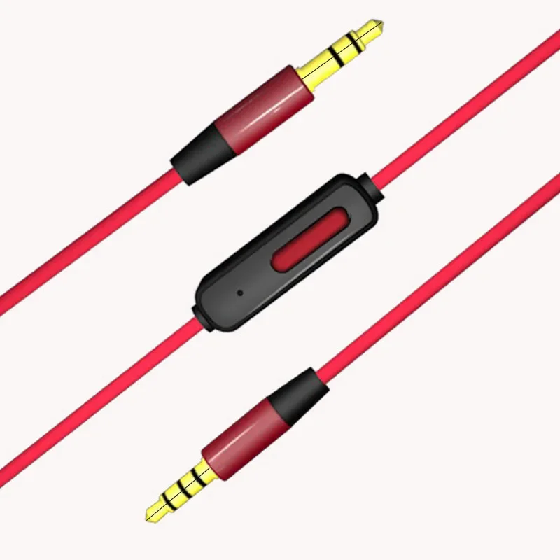 3.5mm Male to Male Aux Audio Cable Pro 3.5 Jack MIC AUX Cable With Mic for Car Stereo Earphone iPod