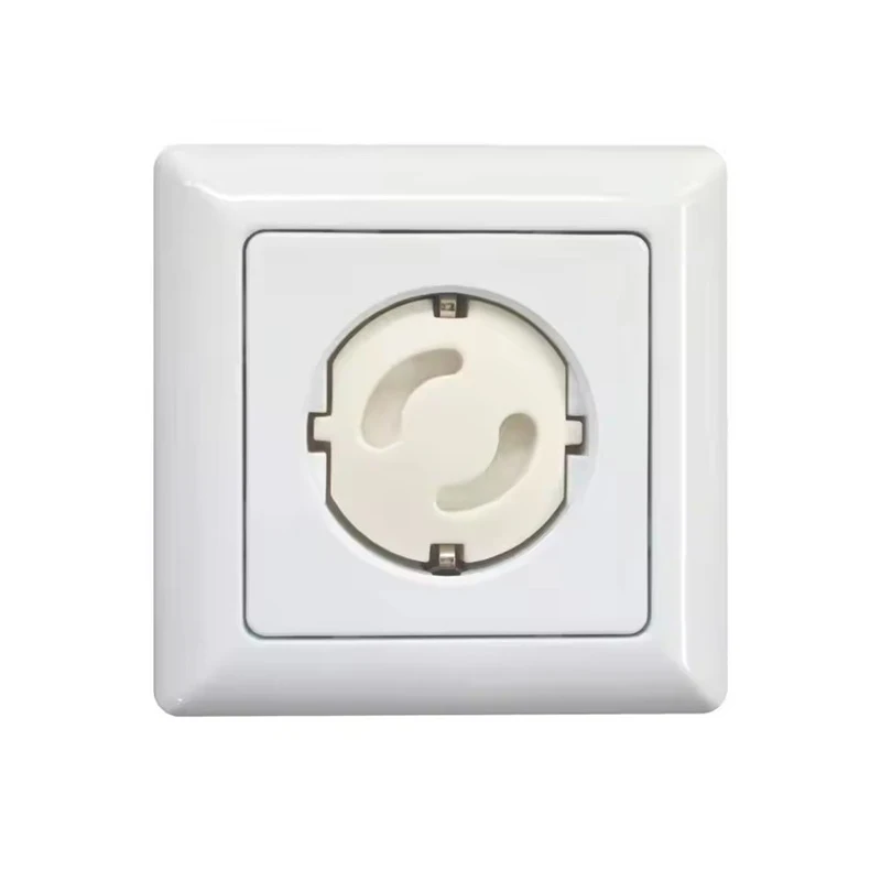 Outlet Covers Plastic Baby Security Protection Socket Covers Electrical Child Proof Safe Lock 6Pcs