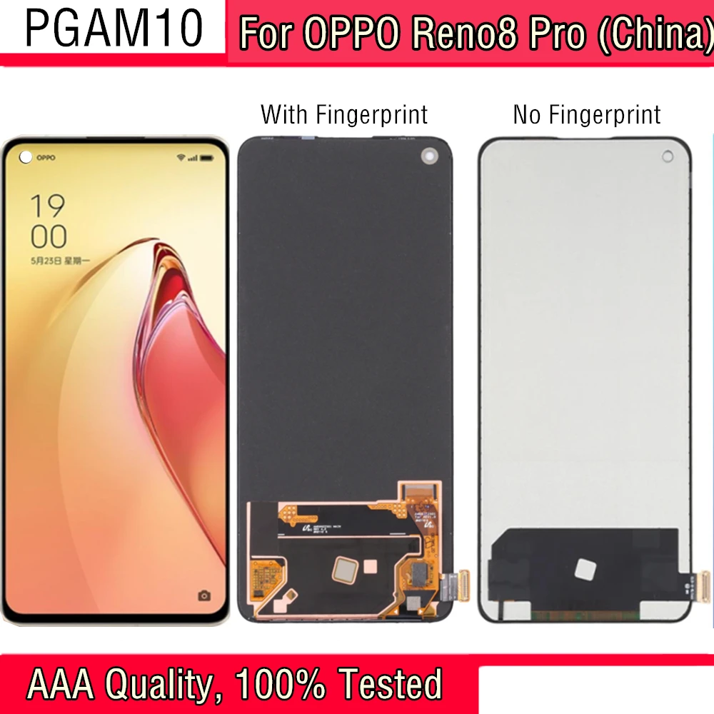 

For Oppo Reno8 Pro (China) PGAM10 LCD Display touch Screen Digitizer Assembly Replacement Accessories