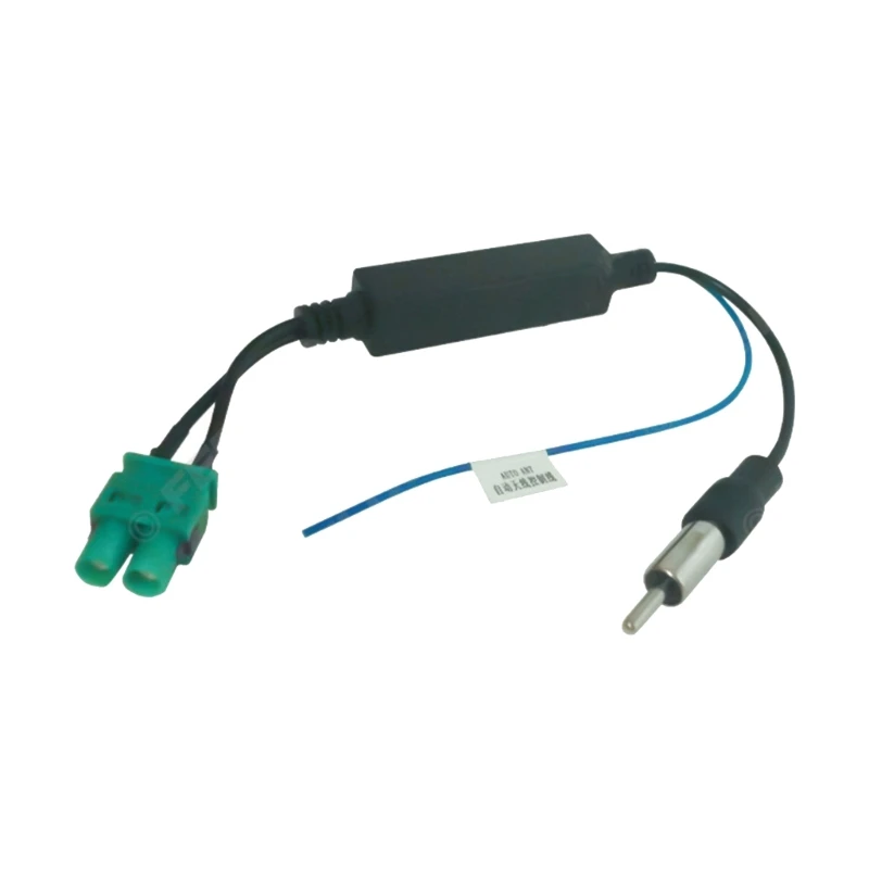 Double Fakra Car Radio Antenna Adapter Fakra Plug Vehicle Aerial Stereos FM Navigation Connector Cable F19A