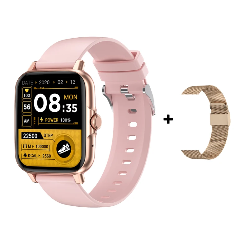 2022 New NFC Smart Watch Men Women 1.69 Inch HD Heart Rate Fitness Tracker Bluetooth Call GT50 GTS 2 Smartwatch For Android iOS 