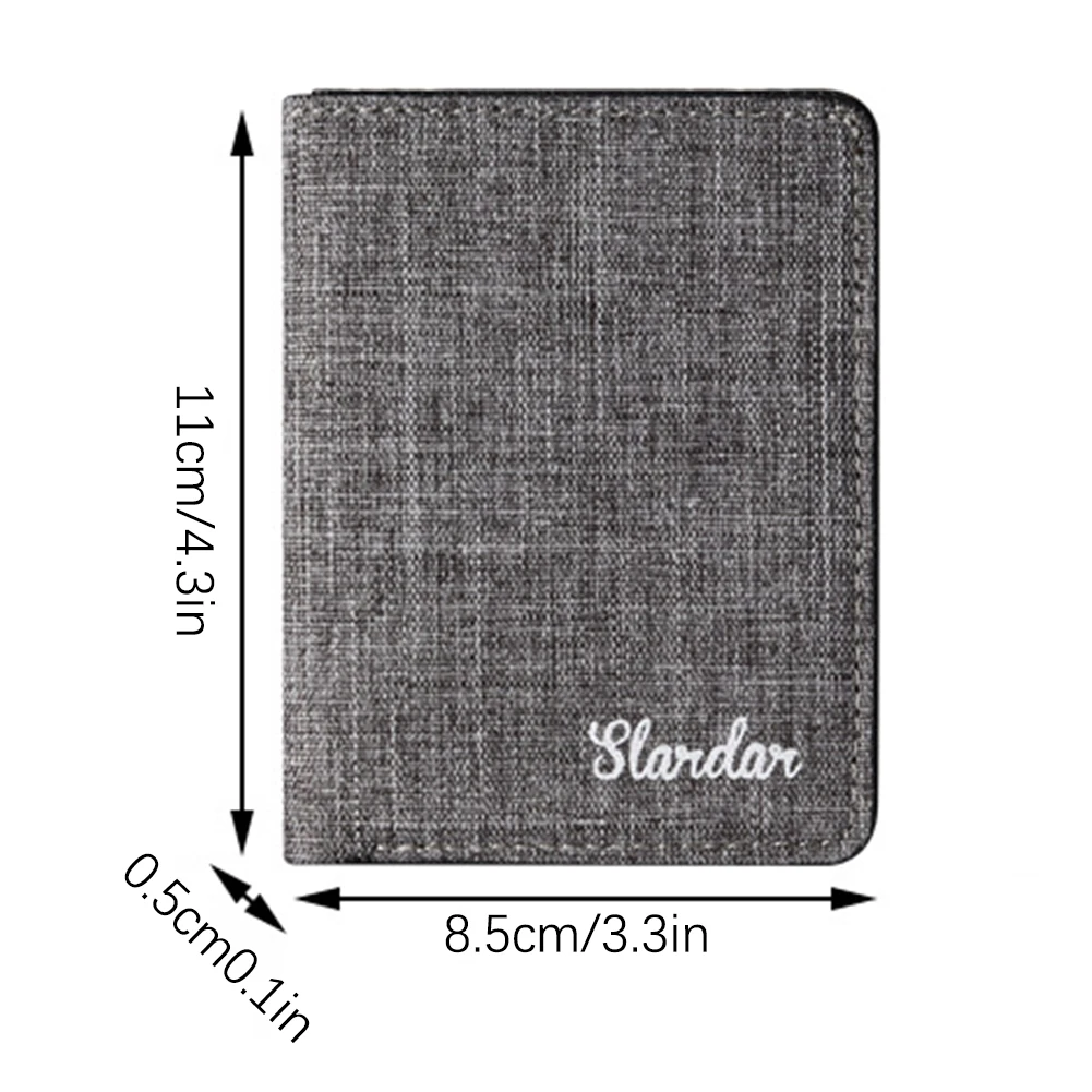 Men's small vintage multi-card-slot purse wallet for daily life dating