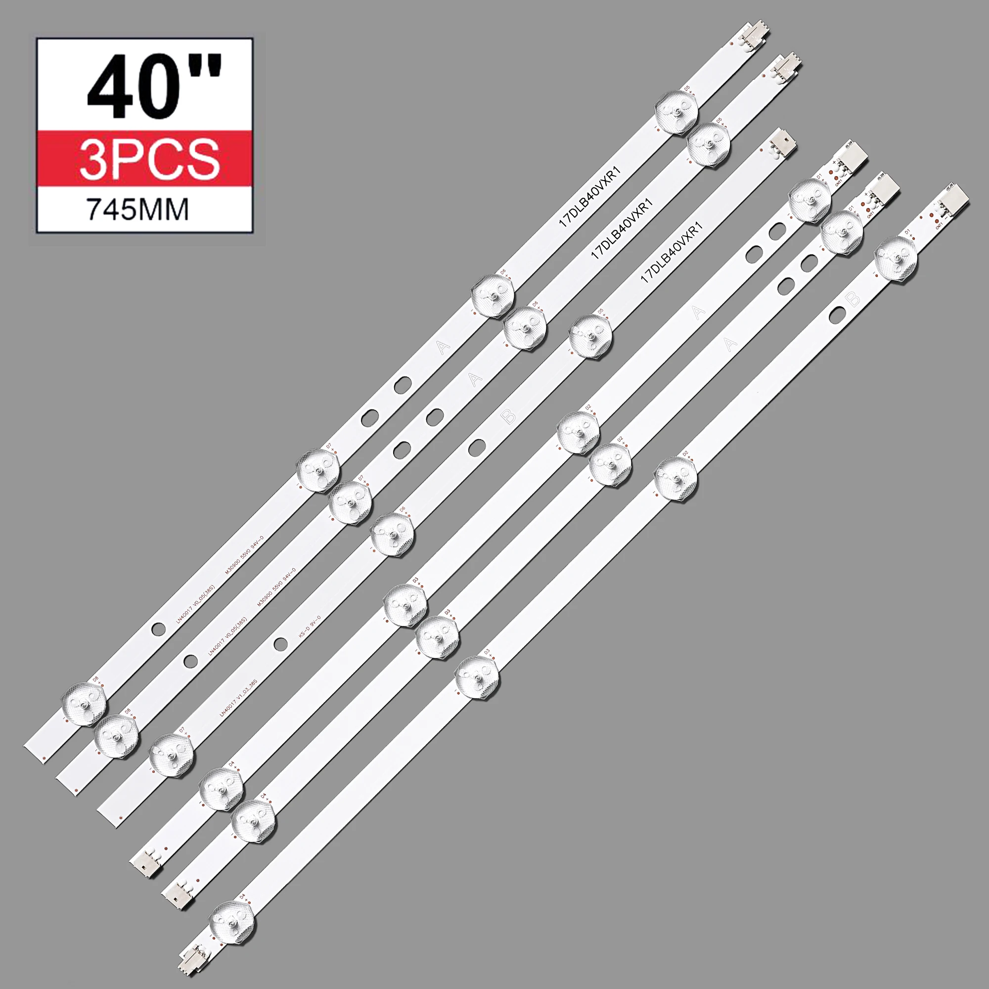 3pcs LED  Ʈ 17DLB40VXR1 LB40017 V0_05_38S ν VES400UNDS-2D-N11 ù 40L3653DB 40L1653DB