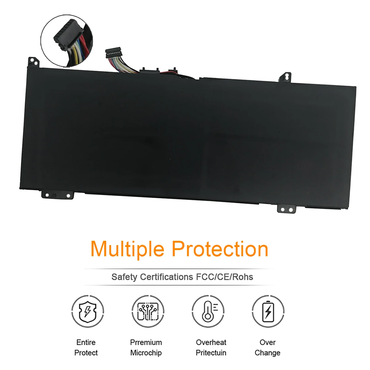 Nobi L17c4pb0 L17m4pb2 Bateria do Portátil para Lenovo Flex 614arr Ideapad 530s-14ikb 15ikb Yoga 530-14ikb 530s-15ikb 530s-151kb - Imagem 5