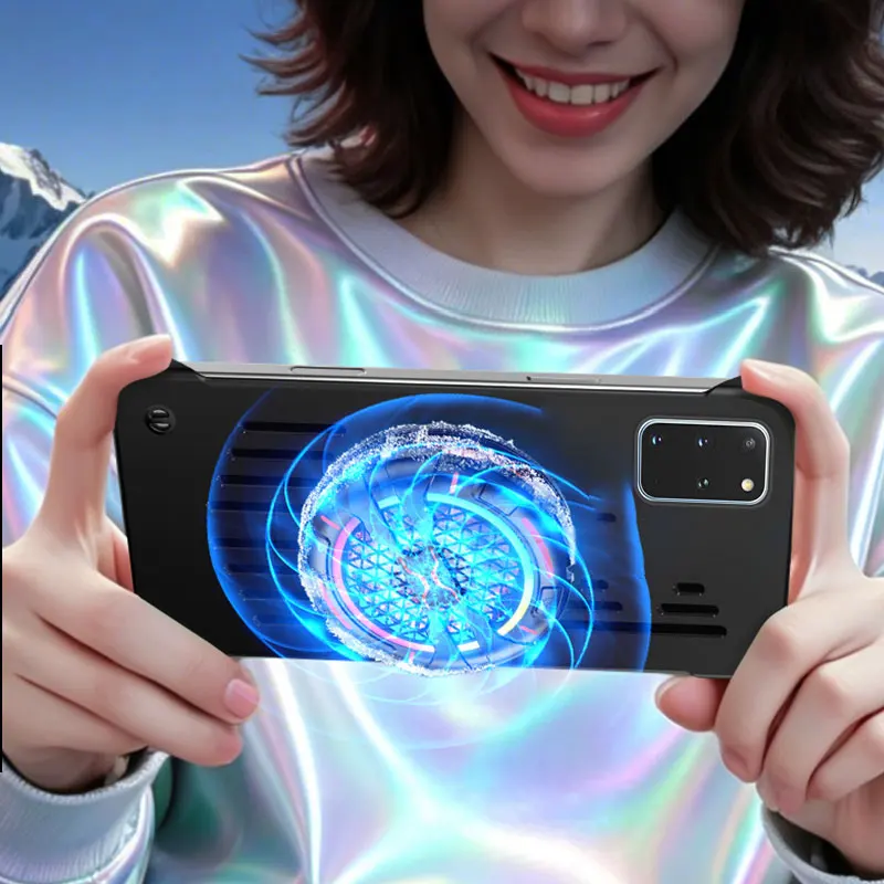 Frameless Metallic Hard Shell Case with Heat Dissipation and Magnetic Wireless Charging Compatibility
