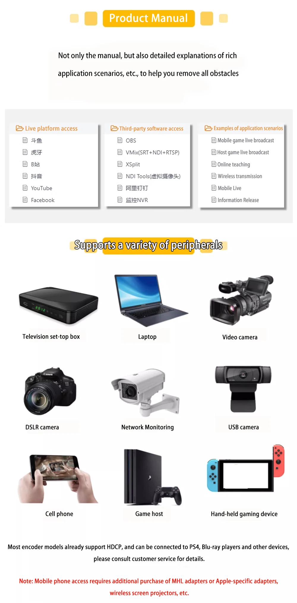 Link Pi ENC1-V3 4K HDMI Encoder Decoder Multi-Protocol Live Broadcast Supports N