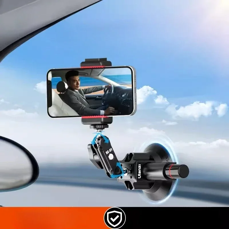 

Suction Cup Mobile Phone Holder Car Mount Strong Vacuum Suction Car Window Glass Fixed Position Tablet Universal Support Frame