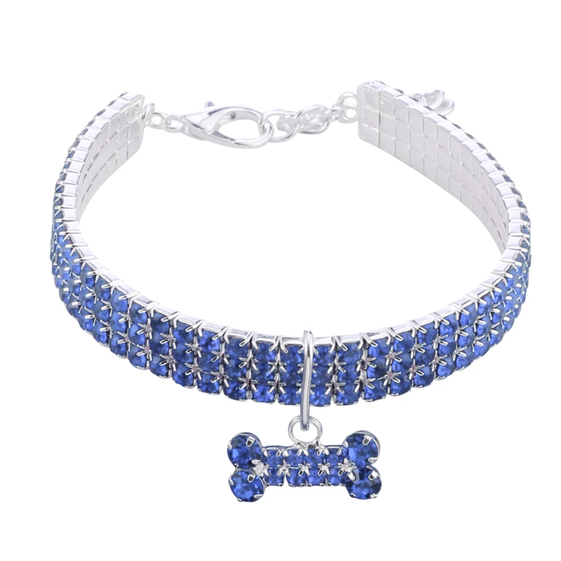 

Diy cute luxury pet collar pet cat dog collar love pendant pet supplies crystal luxury collar kitten collar cat necklace