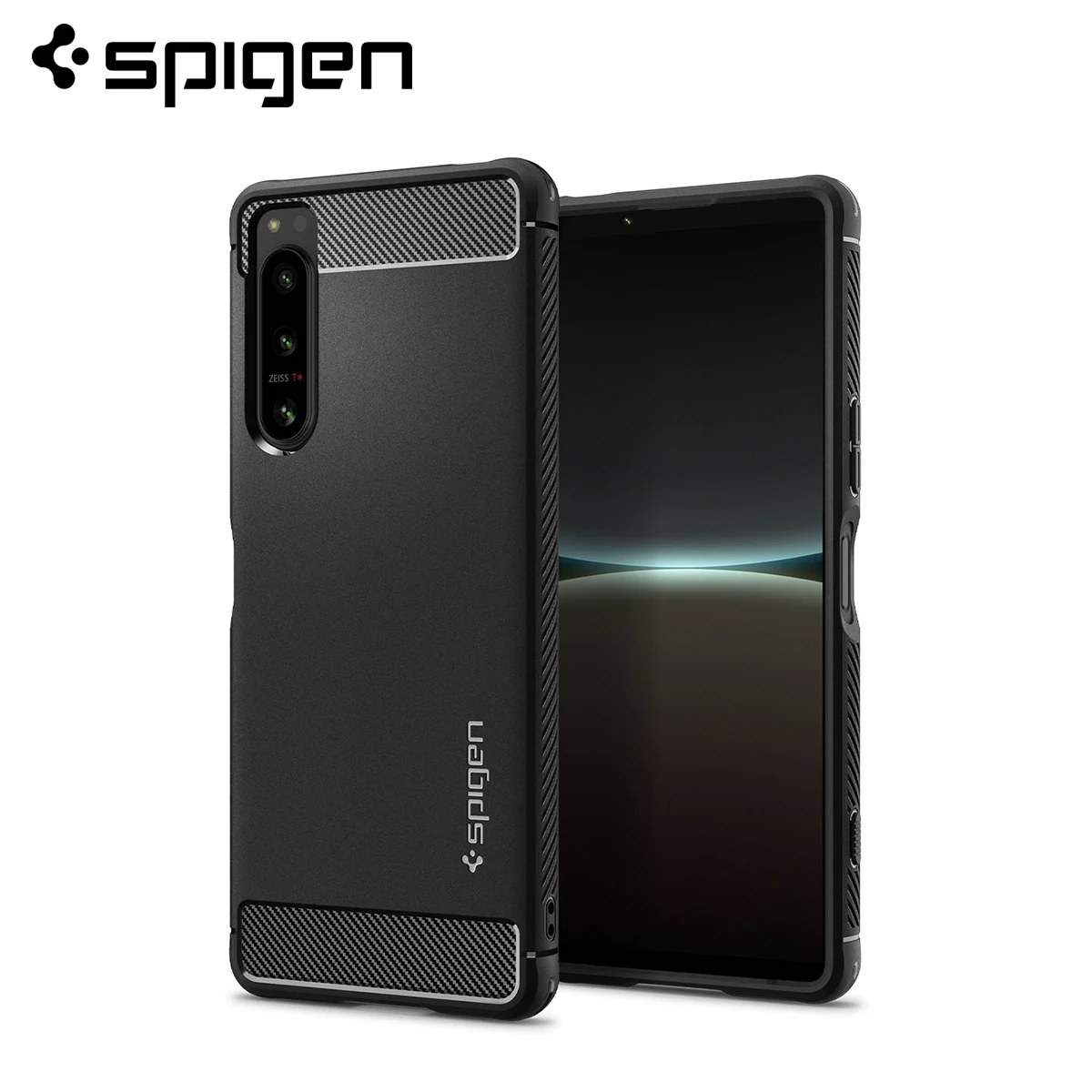 Spigen Rugged Armor Case for Sony Xperia 5 IV (2022) Matte Black