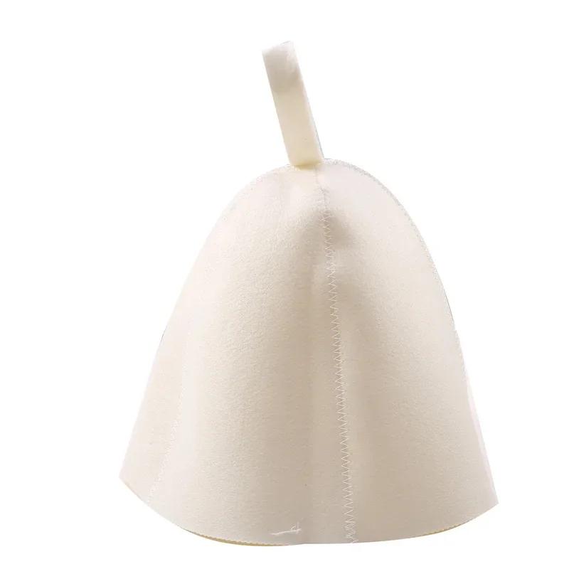 Felt Head Protection Bath Anti Heat Free Size Russian Style Shower Cap Sauna Hat 1PC Sauna Vaporarium Accessories shower cap sauna hats