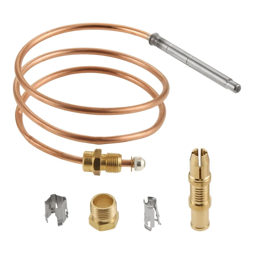 24 Inch Gas Stove Universal Thermocoupler Fireplace Replacement Kit Meter Digital Temperature Controller Thermocouple Probe