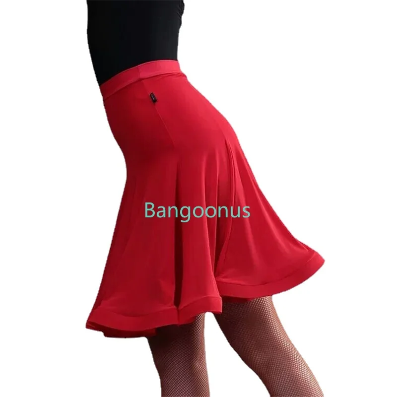 Woman Fashion Ballroom Latin Dance Skirt Tango Costume Sexy Rumba Samba