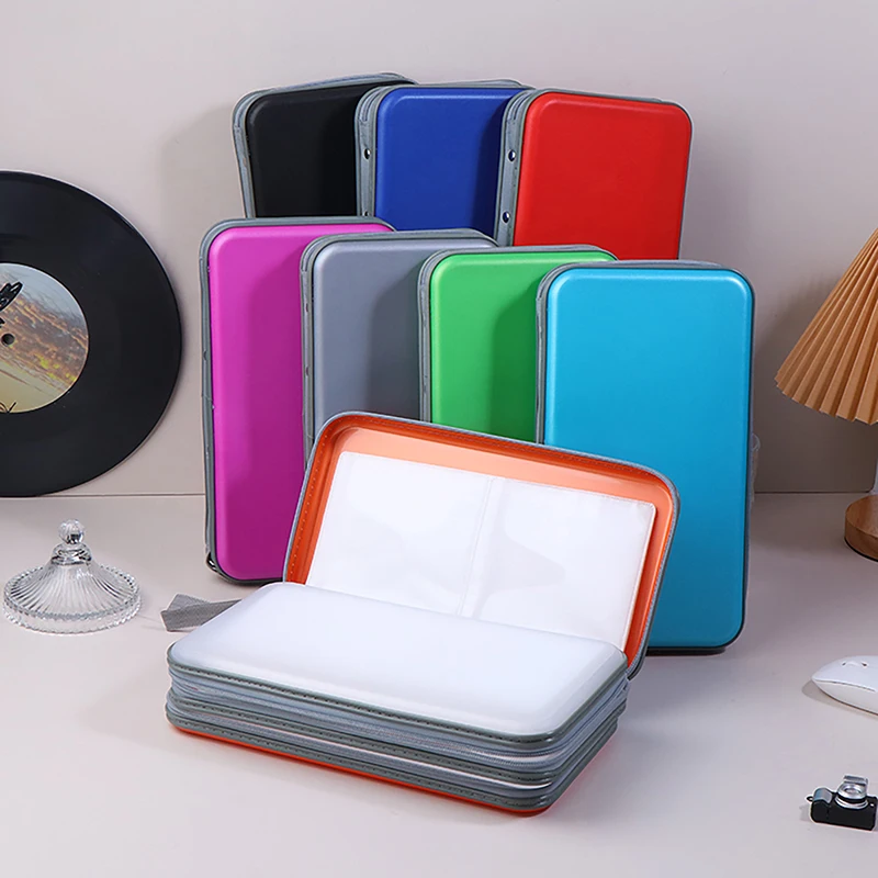 Large Capacity 80 Sheets CD DVD Carry Case Cover Disc Storage Holder CD Sleeve Wallet Album Hard Box Plastic Pack
